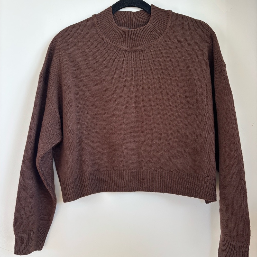 H&M Chocolate Brown Women's Turtleneck Sweater